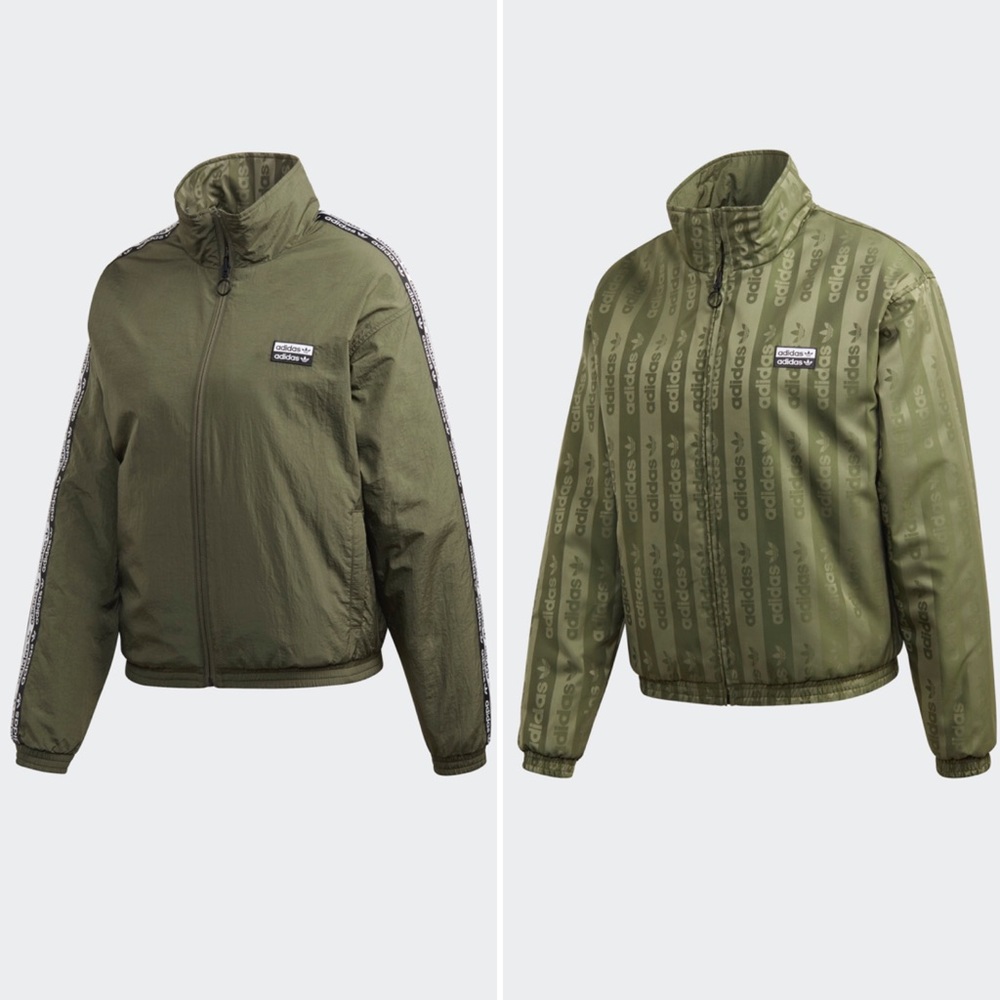 NWT Adidas Reversible Bomber Jacket size Medium